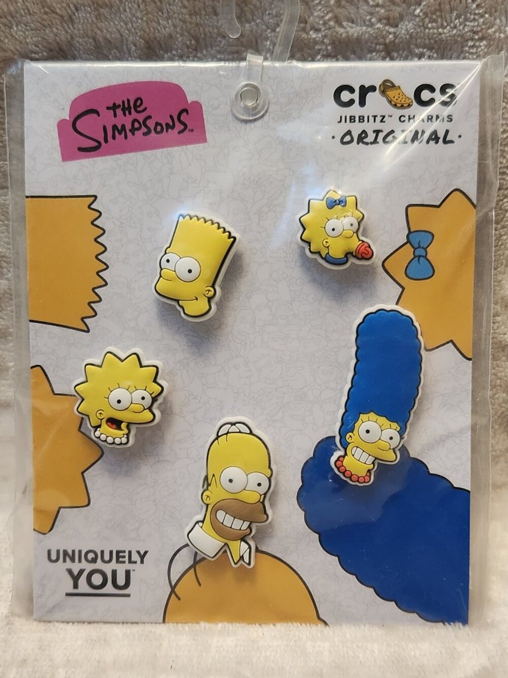 CROCS JIBITZ CHARMS - The Simpsons - NEW